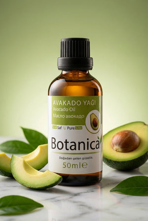 Avokado Yağı 50 ml – Botanica %100 saf doğal bakım yağı