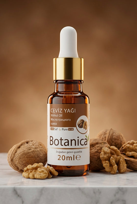 Ceviz Yağı 20 ml – Botanica %100 saf doğal bakım yağı