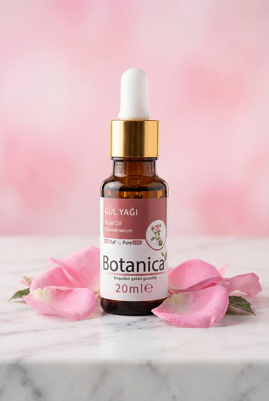 Gül Yağı 20 ml – Botanica %100 saf doğal bakım yağı