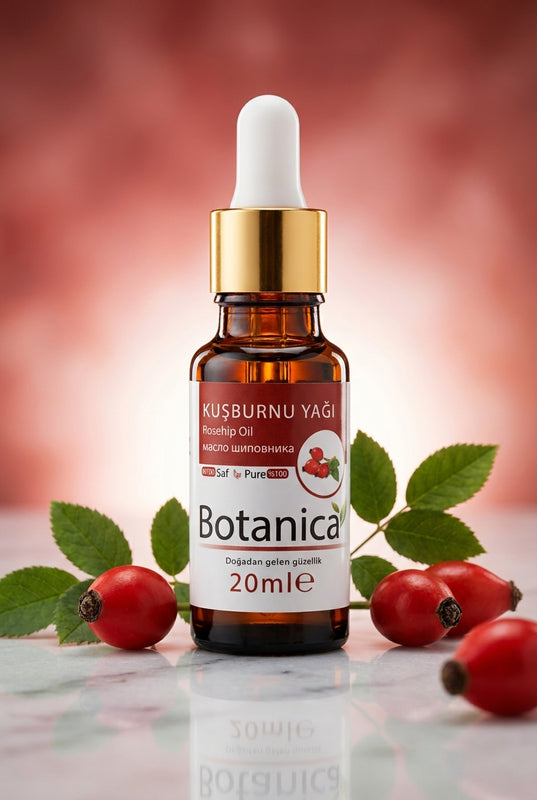 Kuşburnu Yağı 20 ml – Botanica %100 saf doğal bakım yağı