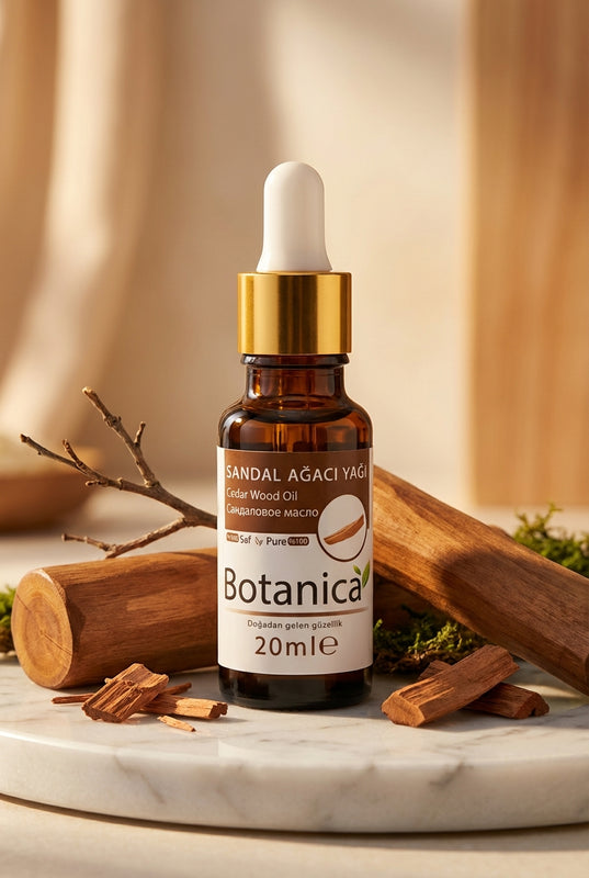 Sandal Ağacı Yağı 20 ml – Botanica %100 saf doğal bakım yağı