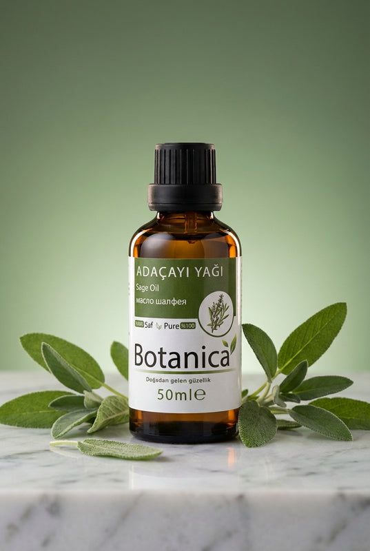 Adaçayı Yağı 50 ml – Botanica %100 saf doğal bakım yağı