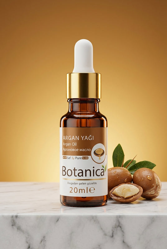Argan Yağı 20 ml – Botanica %100 saf doğal bakım yağı