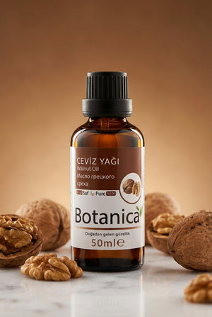 Ceviz Yağı 50 ml – Botanica %100 saf doğal bakım yağı