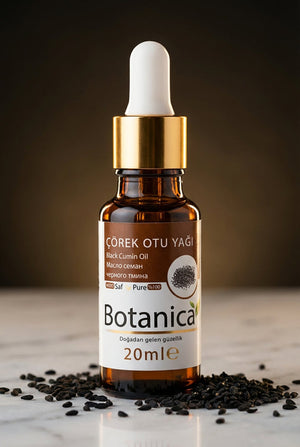 Çörek Otu Yağı 20 ml – Botanica %100 saf doğal bakım yağı