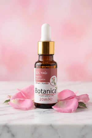 Gül Yağı 20 ml – Botanica %100 saf doğal bakım yağı
