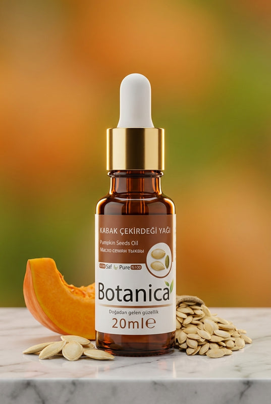Kabak Çekirdeği Yağı 20 ml – Botanica %100 saf doğal bakım yağı
