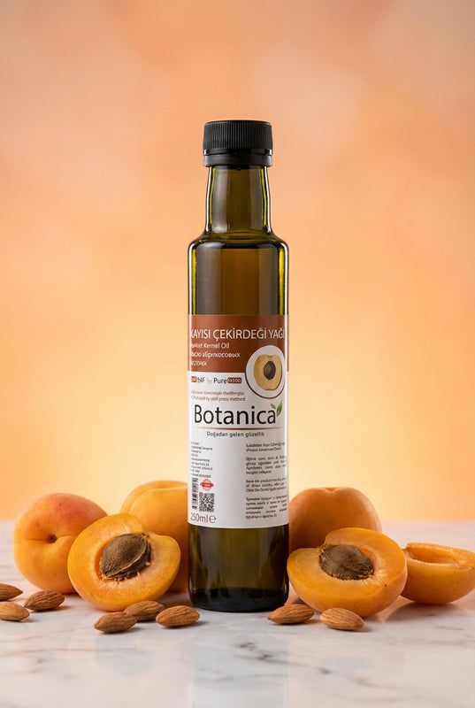 Kayısı Çekirdeği Yağı 250 ml – Botanica %100 saf doğal bakım yağı