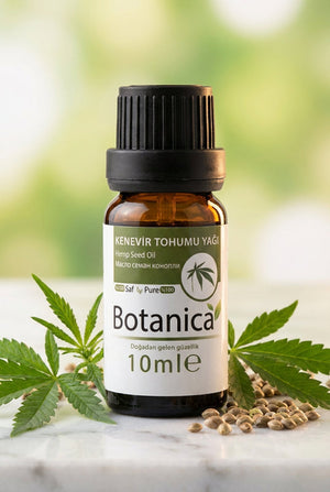 Kenevir Yağı 10 ml – Botanica %100 saf doğal bakım yağı