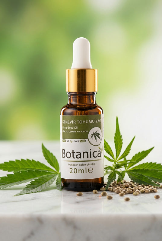Kenevir Yağı 20 ml – Botanica %100 saf doğal bakım yağı