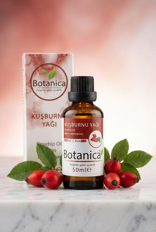 Kuşburnu Yağı 50 ml – Botanica %100 saf doğal bakım yağı