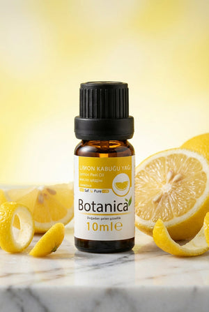 Limon Kabuğu Yağı 10 ml – Botanica %100 saf doğal bakım yağı