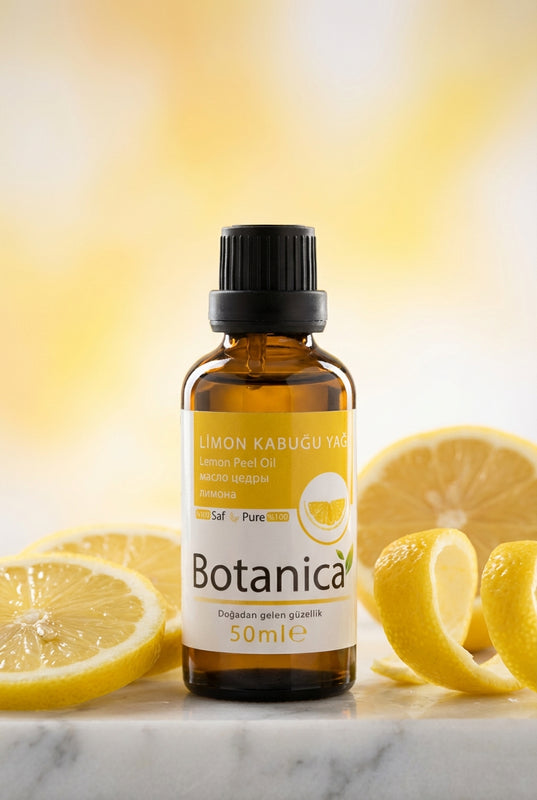 Limon Kabuğu Yağı 50 ml – Botanica %100 saf doğal bakım yağı