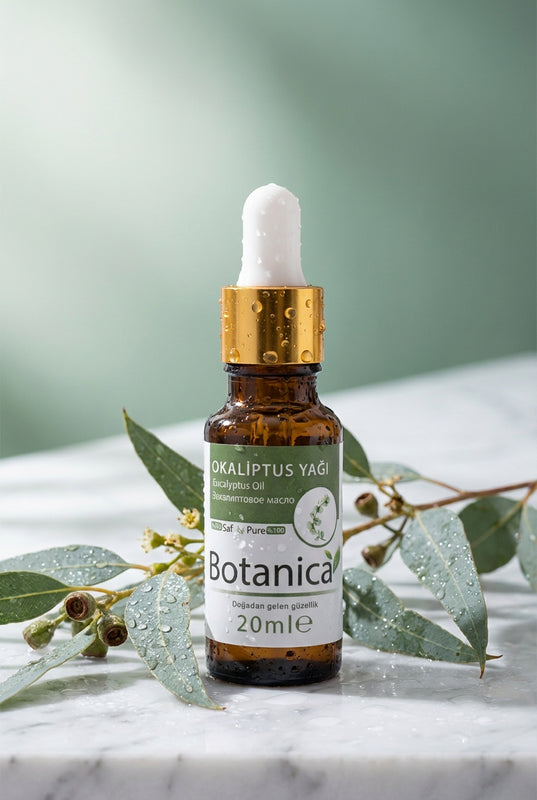 Okaliptus Yağı 20 ml – Botanica %100 saf doğal bakım yağı