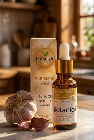 Sarımsak Yağı 20 ml – Botanica %100 saf doğal bakım yağı