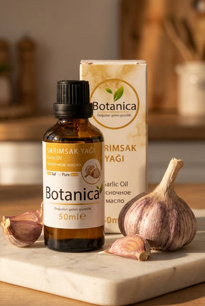 Sarımsak Yağı 50 ml – Botanica %100 saf doğal bakım yağı