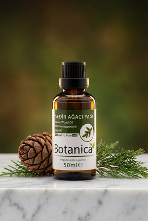 Sedir Ağacı Yağı 50 ml – Botanica %100 saf doğal bakım yağı
