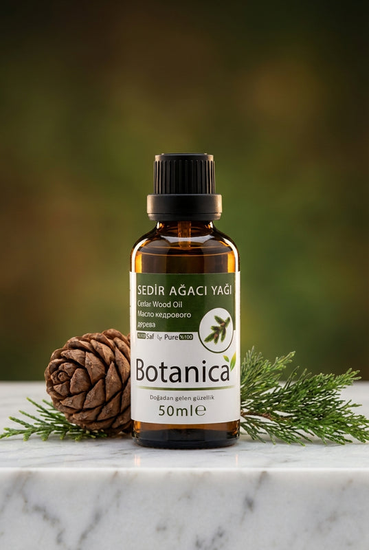 Sedir Ağacı Yağı 50 ml – Botanica %100 saf doğal bakım yağı