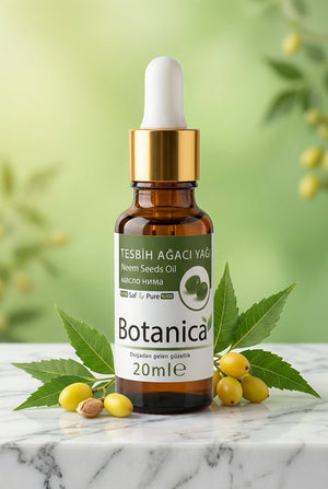 Tesbih (Neem) Yağı 20 ml – Botanica %100 saf doğal bakım yağı