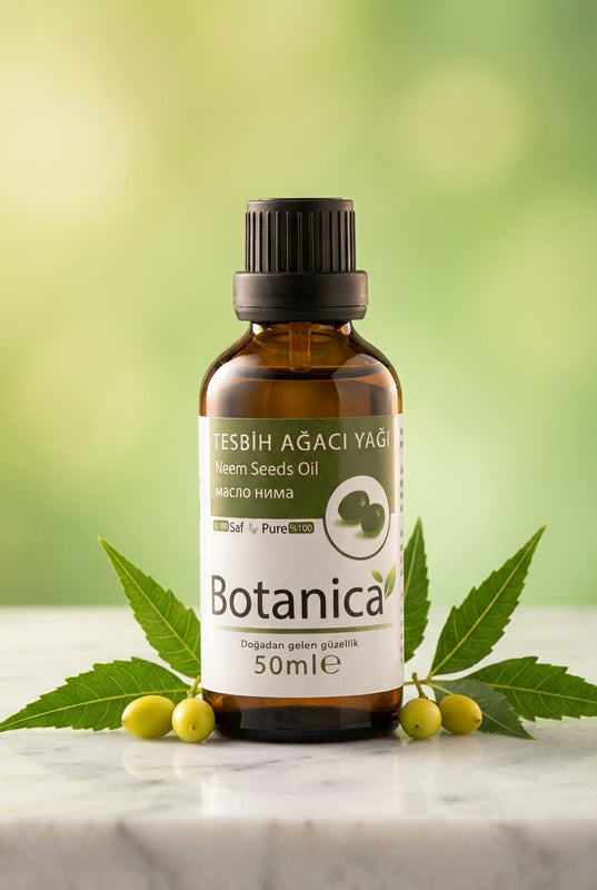 Tesbih (Neem) Yağı 50 ml – Botanica %100 saf doğal bakım yağı