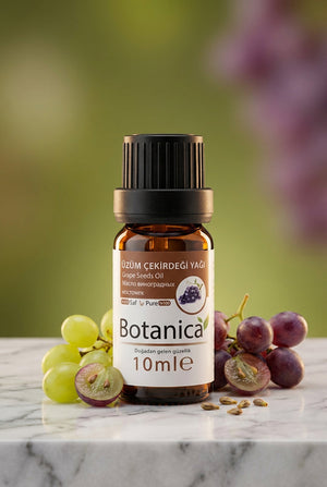 Üzüm Çekirdeği Yağı 10 ml – Botanica %100 saf doğal bakım yağı
