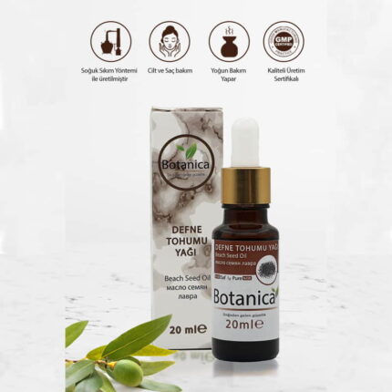 Defne Tohumu Yağı - Laurus Nobilis - ( Ağrı Hafifletici - Parlak Saçlar ) Vücut Bakımı Yağı 20 ml