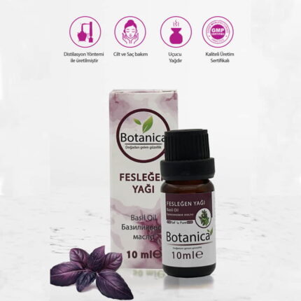 Fesleğen Yağı - Ocimum Basilicum - ( Ferahlatma - Sakinleştirme ) Difüzer Yağı Uçucu Yağ 10 ml