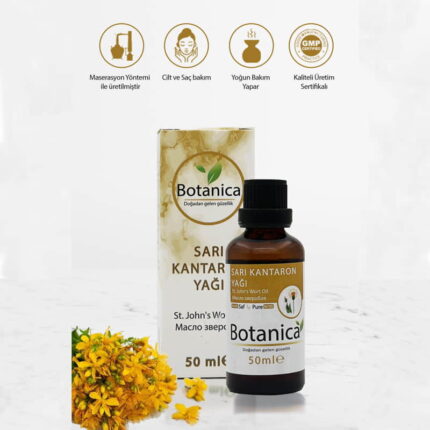 Sarı Kantaron Yağı - Hypericum Perforatum - ( Cilt Gençleştirme ) Saç Ve Cilt Bakımı 50 ml