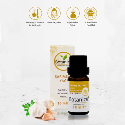 Sarımsak Yağı - Allium Sativum - ( Saç Besleyici - Canlandırıcı ) Garlic Oil Yüz Bakım Yağı 10 ml
