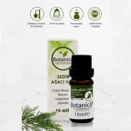 Sedir Ağacı Yağı - Cedrus Atlantica - ( Arındırıcı - Odak Artırıcı ) Aromaterapik Uçucu Yağ 10 ml